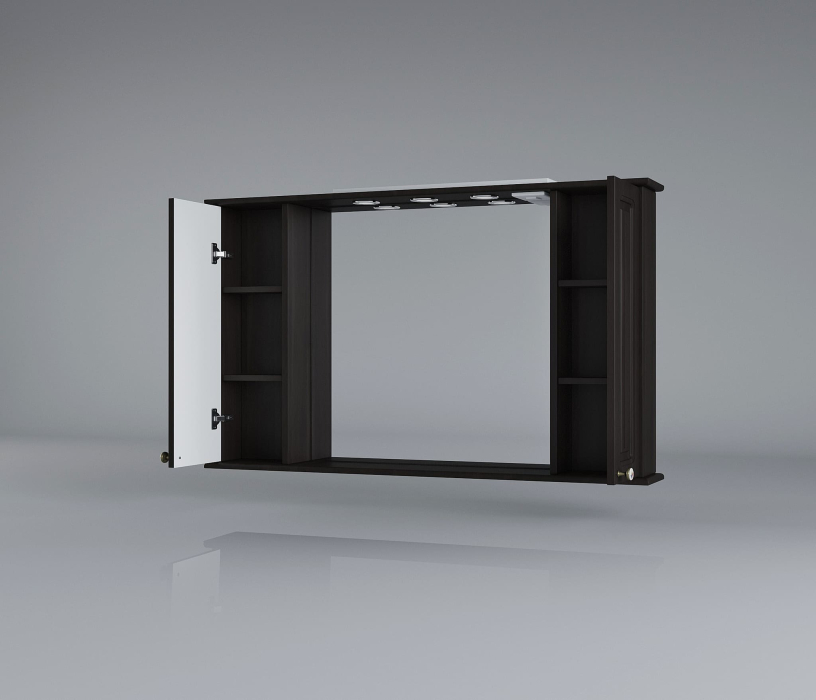 Зеркала для ванных комнат, Шкаф-зеркало Francesca Avanti Империя 105 (2 шкафа)