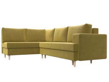 Диван угловой Сильвана левый угол, микровельвет