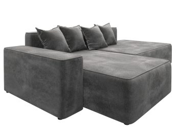 Диван угловой Лига-079 угол левый, велюр TOWER