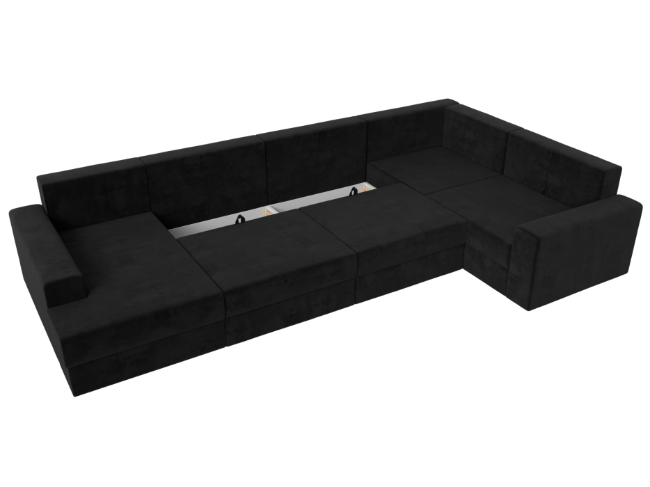 Офисные диваны, П-образный диван Майами левый угол, Велюр