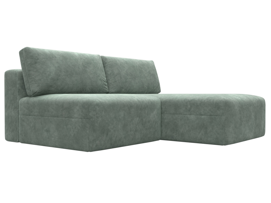 Диваны угловые в гостиную, Диван угловой модульный Лига-060 НПБ угол универсальный, велюр BRUT