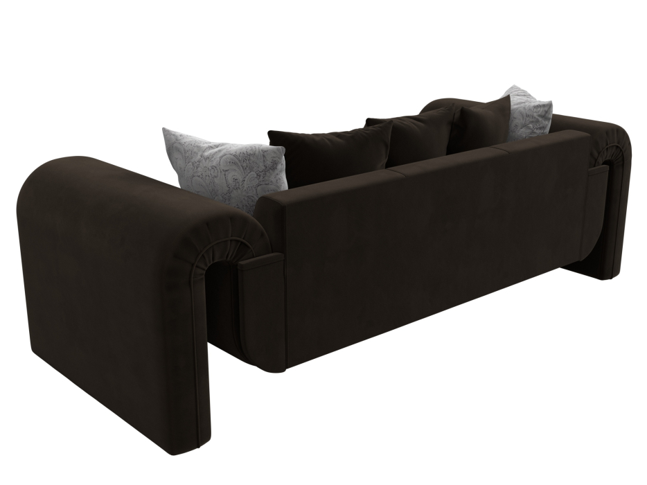 Диваны прямые кухонные, Диван прямой Волна, микровельвет