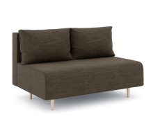 Дизайнерские диваны для гостиной, Диван прямой нераскладной Милли мини 2-х  местный без подлокотников, рогожка Люкс