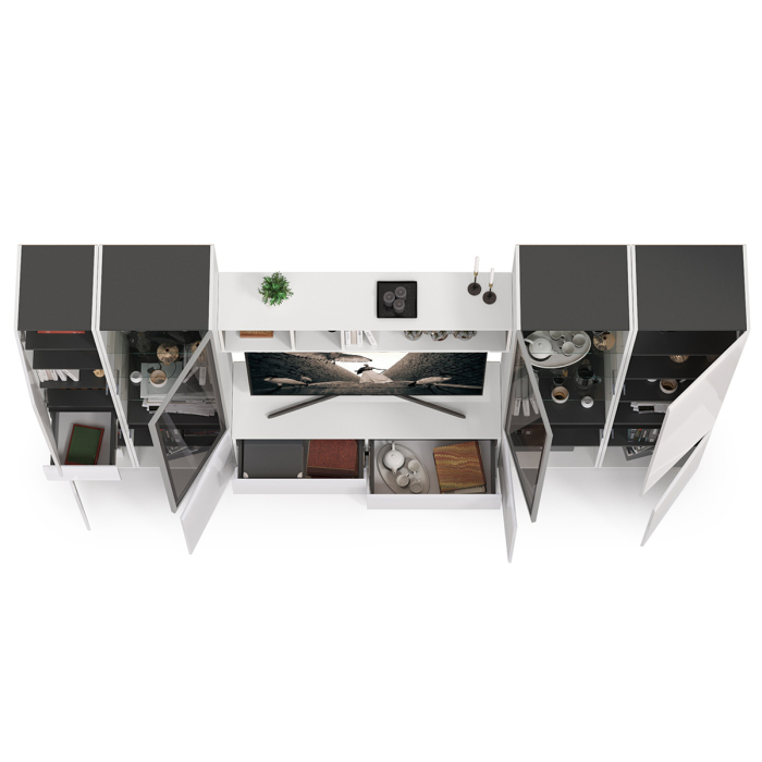 Стенки для гостиной, Широкая гостиная Сидней № 28