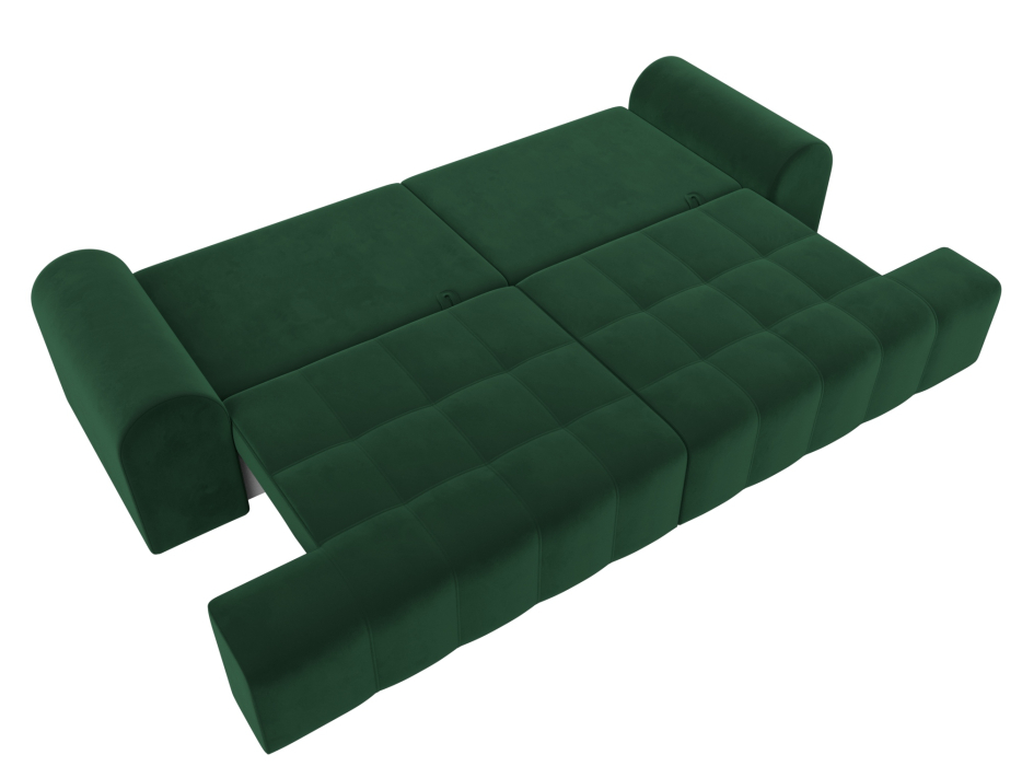 Диваны еврокнижки, Диван прямой Лига-080, велюр SEVEN