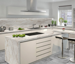 Столешница 3000*595*38 влагостойкая Ботаника 4706