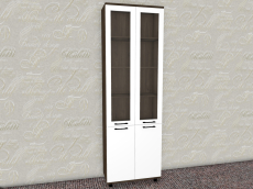 Шкафы двухстворчатые, Модульная система Грейс Шкаф ШК-5035  Гикори Джексон Темный