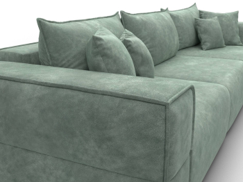 Диван прямой Лига-058 НПБ Лонг, велюр BRUT