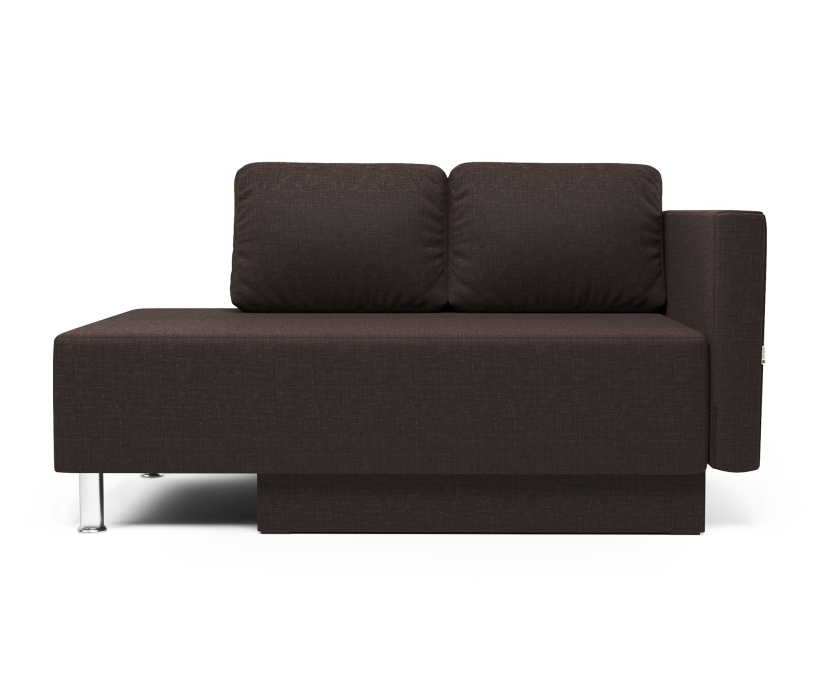 Диваны прямые кухонные, Кушетка Леон правый, рогожка