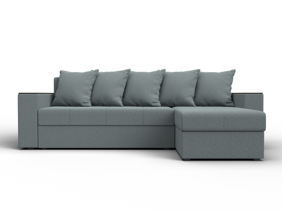 Диваны угловые в гостиную, Диван угловой Дубай Лайт угол универсальный, рогожка Амур