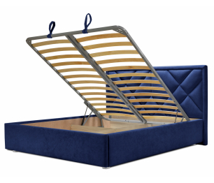 Кровать с мягким изголовьем Сидней 180 с подъемным механизмом