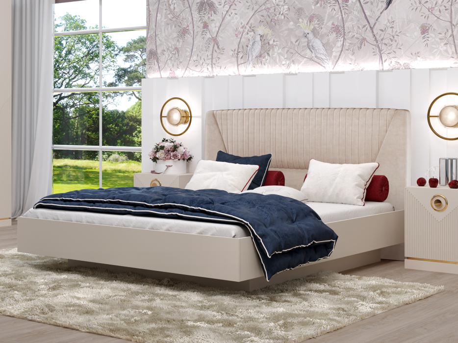 Кровати 160 см, Капри кровать 11 с подъемным основанием 160х200