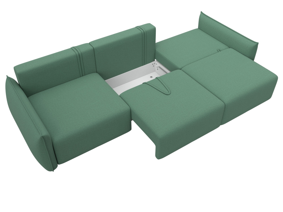 Диваны еврокнижки, Диван прямой Лига-051 НПБ Лонг, рогожка Амур