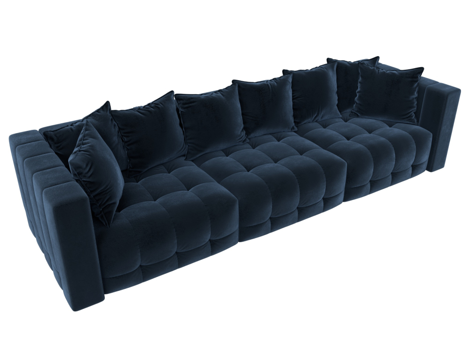 Дизайнерские диваны для гостиной, Диван прямой Лига-052 НПБ Лонг, велюр TOWER