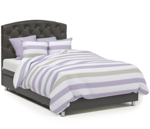 Кровать тахта Премиум 160 с подъемным механизмом, шенилл / экокожа