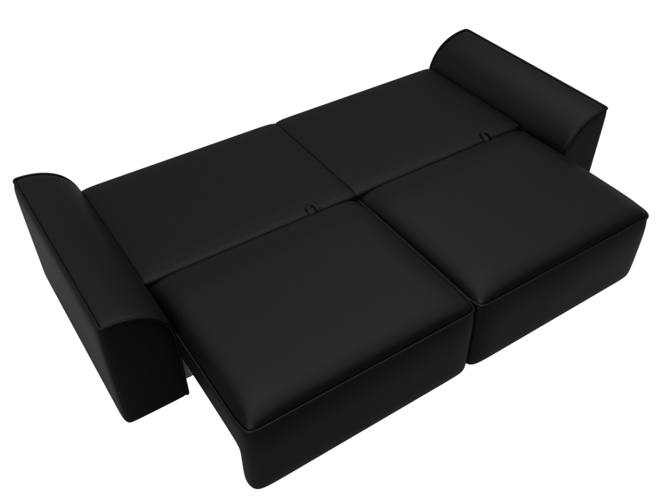 Диваны еврокнижки, Диван прямой Лига-048 НПБ, экокожа GRIFON