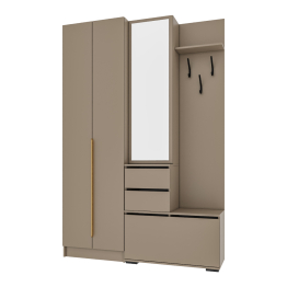 Прихожая Голд Бостон вешалка В2 со шкафом