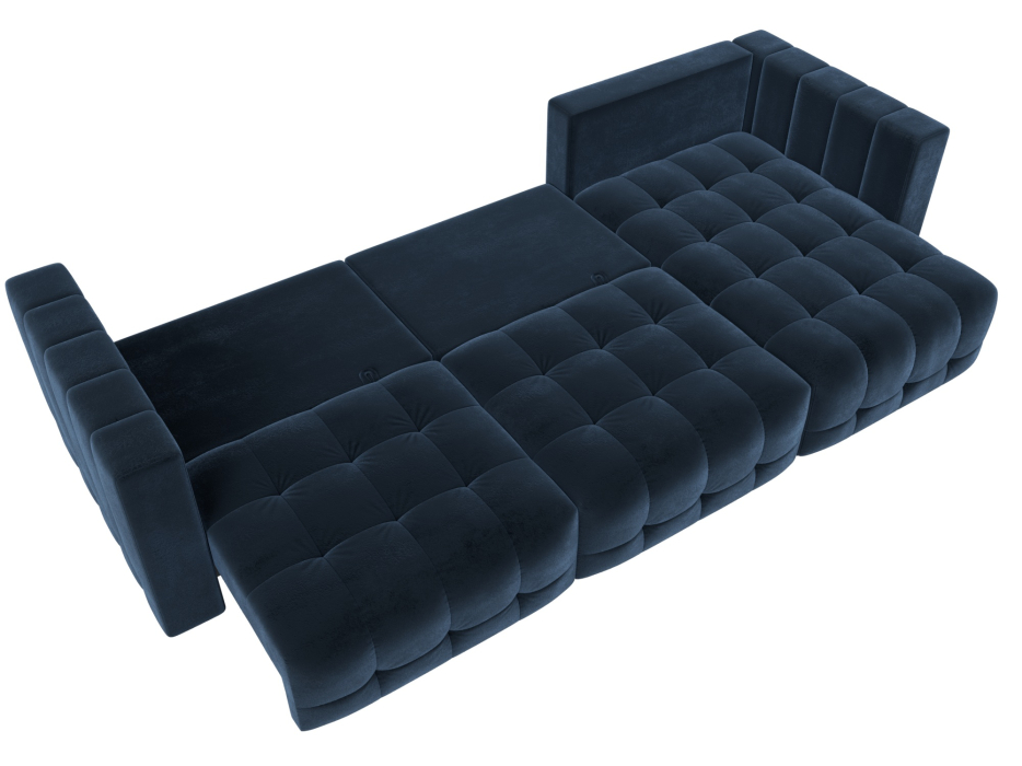 Диваны еврокнижки, Диван угловой Лига-052 НПБ Лонг угол универсальный, велюр TOWER