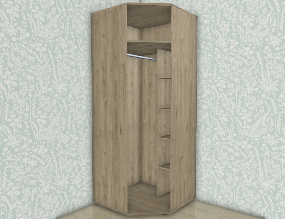 Угловые шкафы, Модульная система Карина Шкаф ШК-1012 с зеркалом