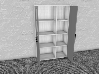 Модульная система Грейс Шкаф ШК-5083  Снежный Ясень