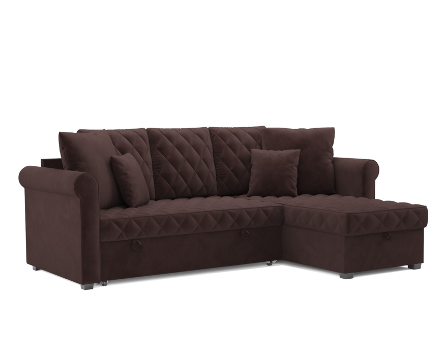Диваны угловые в гостиную, Диван угловой Берлин (Велюр)