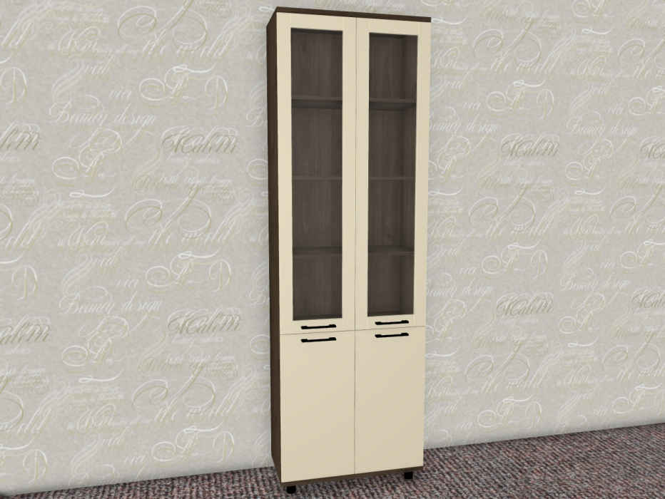 Шкафы двухстворчатые, Модульная система Грейс Шкаф ШК-5035  Гикори Джексон Темный