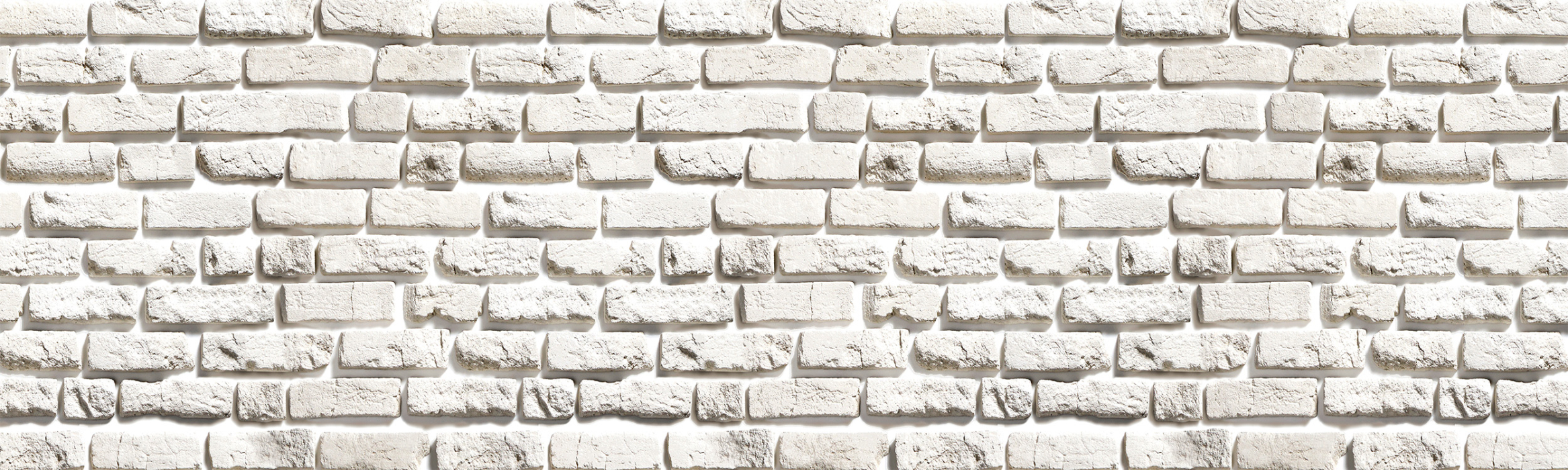 Стеновые панели, Интерьерная панель из стекла 2000*600*6 мм MGF26_белый_кирпич