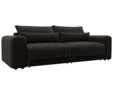 Диваны еврокнижки, Диван прямой Лига-056 НПБ, велюр BRUT