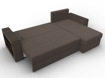 Диван угловой Дубай Лайт угол универсальный, рогожка Амур
