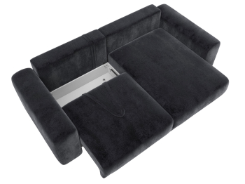 Диван угловой Лига-056 НПБ угол универсальный, велюр TOWER