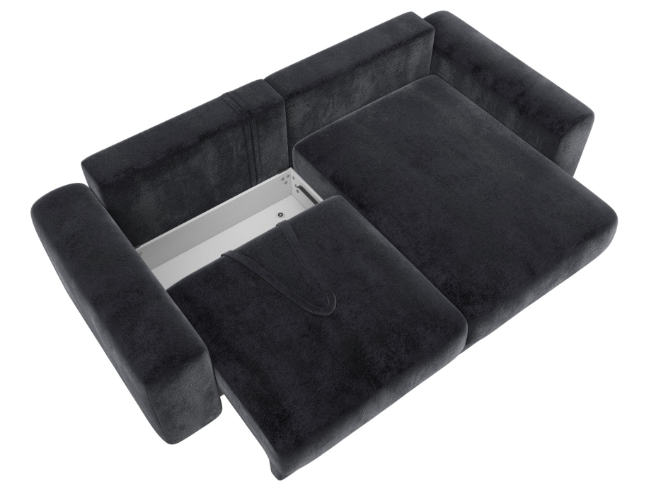 Диваны угловые в гостиную, Диван угловой Лига-056 НПБ угол универсальный, велюр TOWER