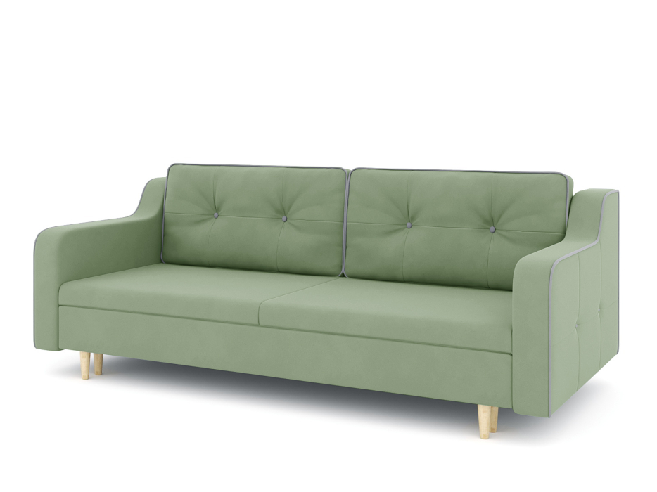 Диваны еврокнижки, Диван-кровать еврокнижка-пантограф Оникс, велюр