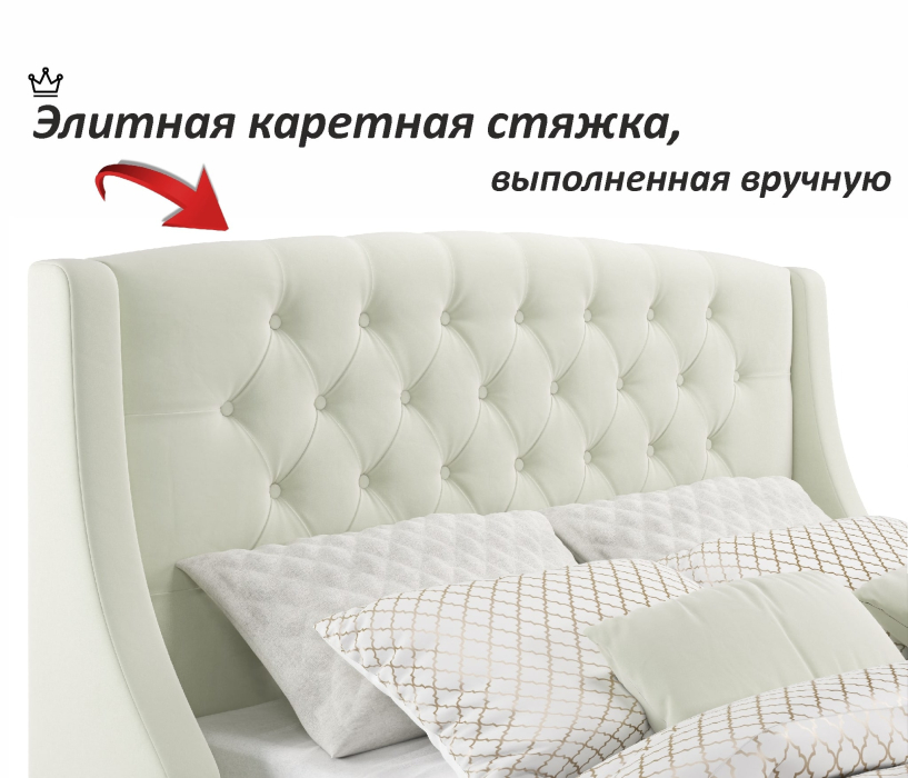 Двуспальные, Мягкая кровать Stefani 1600 с подъемным механизмом