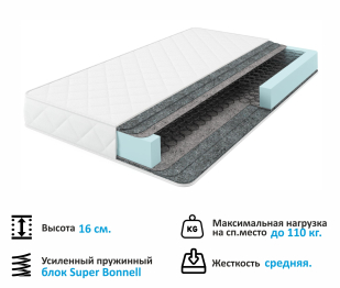 Матрас по системе ГОСТ BT 1400*2000