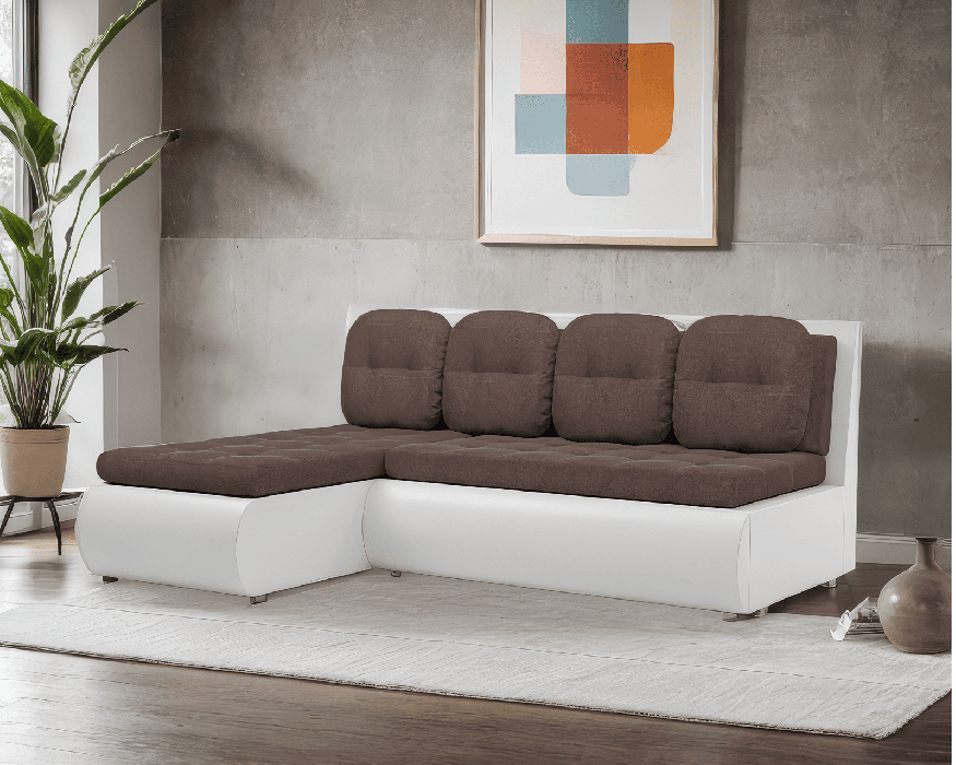 Диваны угловые в гостиную, Диван угловой Кормак (Рогожка)