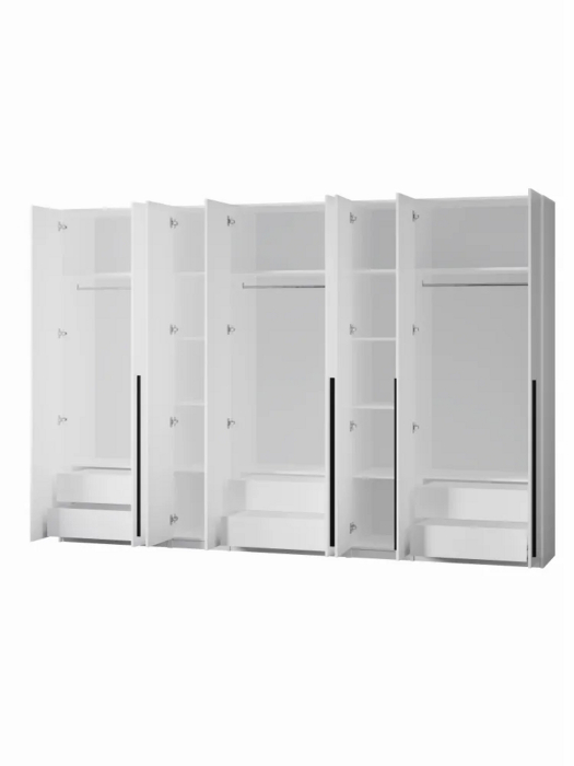 Шкафы распашные, Шкаф распашной 8-ми дверный София 2200х3200х520 мм