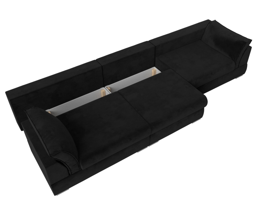 Диваны прямые кухонные, Прямой диван Пекин Long, велюр