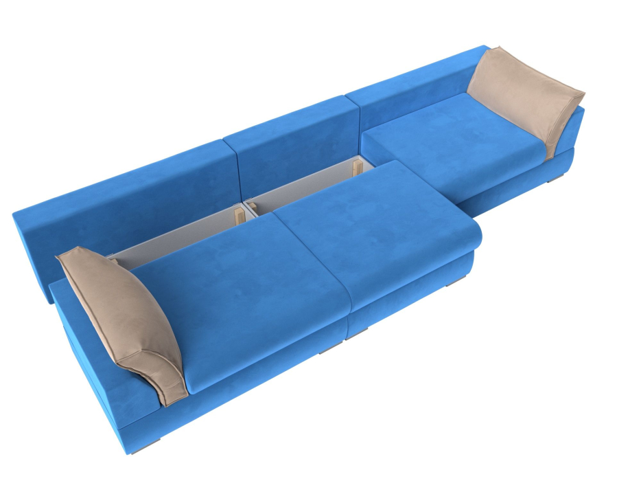 Диваны прямые кухонные, Прямой диван Пекин Long, велюр