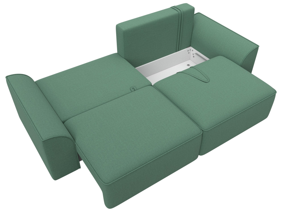 Диваны еврокнижки, Диван прямой Лига-048 НПБ, рогожка Амур