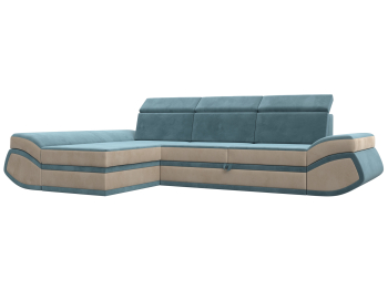 Диван угловой Лига-032 левый угол, велюр