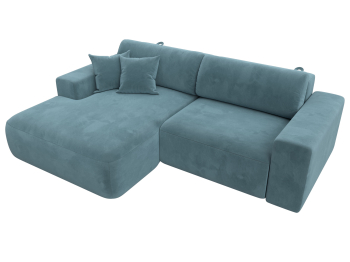 Диван угловой Лига-036 Классик левый угол, велюр