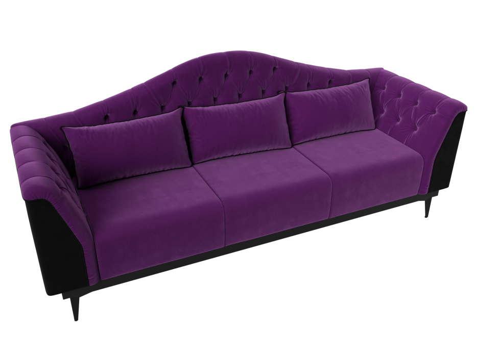Дизайнерские диваны для гостиной, Прямой диван Флорида, Микровельвет