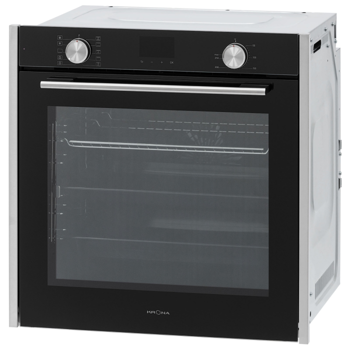 Духовые шкафы, Духовой шкаф электрический KRONA QUENDEL 60 BL/S (независимый)