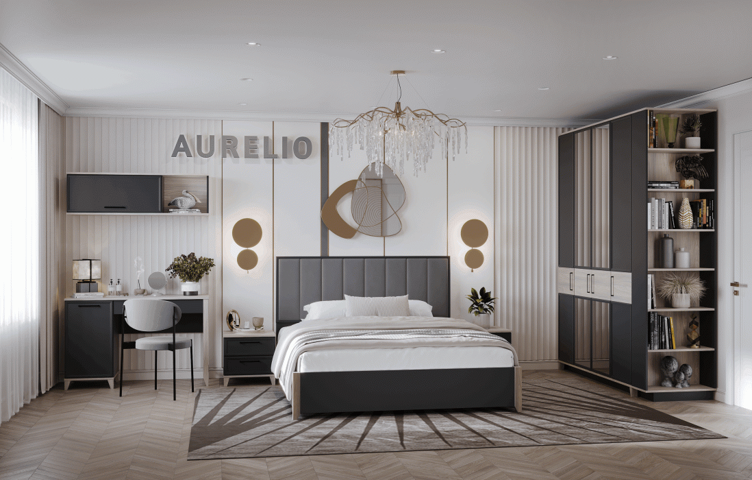 Письменные столы, Модульная система AURELIO (модуль 43) Стол туалетный