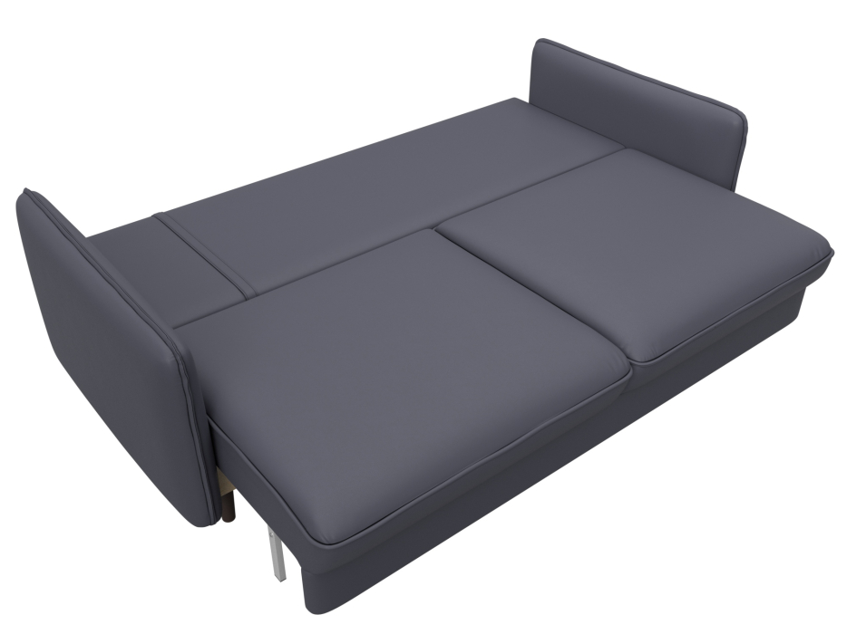 Диваны с ящиком для белья, Диван прямой Лига-064 НПБ, экокожа GRIFON