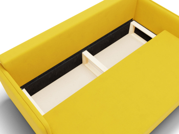 Прямой диван Лотос,еврокнижка,велюр