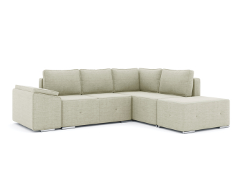 Диван-кровать угловой Хавьер  ПБ еврокнижка, рогожка