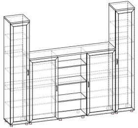 Кабинет-библиотека  ПРЕМЬЕР-7