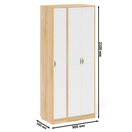 Шкаф-пенал для прихожей П-6-500 фрезеровка прованс