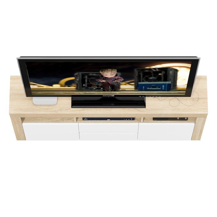 ТВ-тумбы, ТВ-тумба Сура 1604 с двумя ящиками и дверками